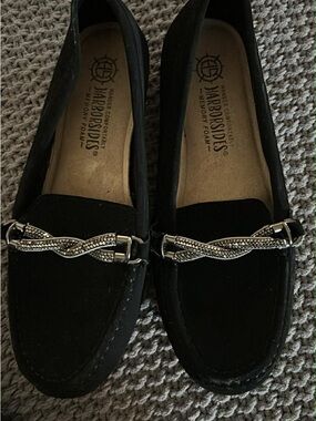 Women's suede loafers